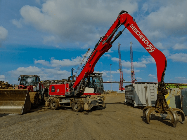 Machanical garbage machine for scrap metal