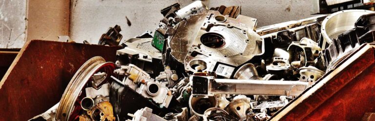 Scrap metal yard in Singapore — Molten Steel facility